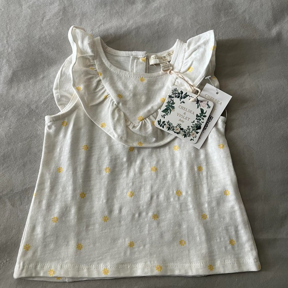 Chelsea & Violet Baby Girl frill Top